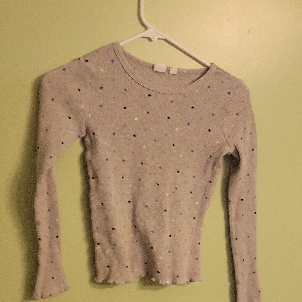 GAP Kids Gray Long Sleeve Shirt